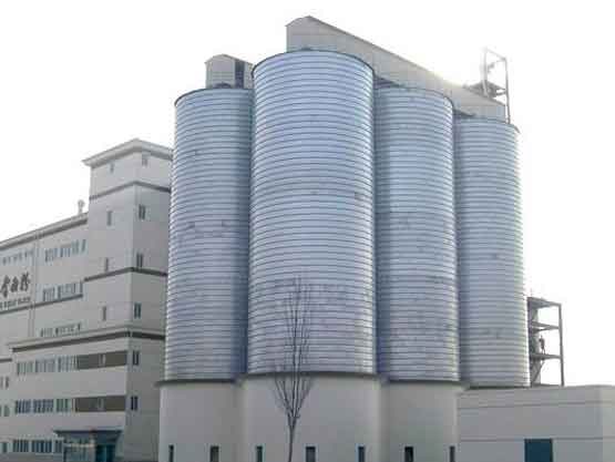 calcium powder storage silo
