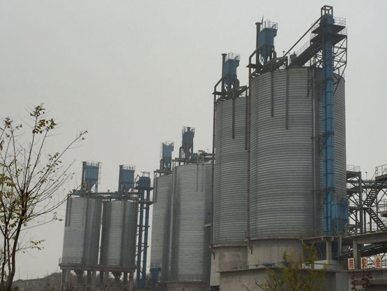 fly ash steel silo