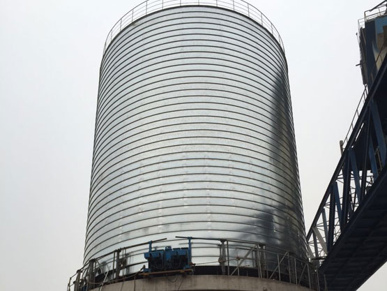 fly ash steel silo