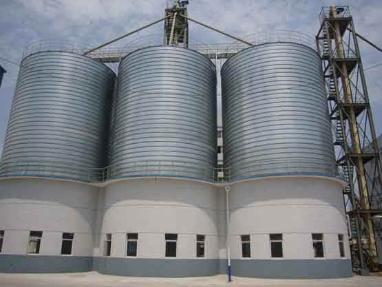 gypsum storage silo