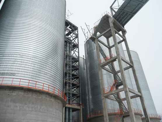 iron ore steel silo