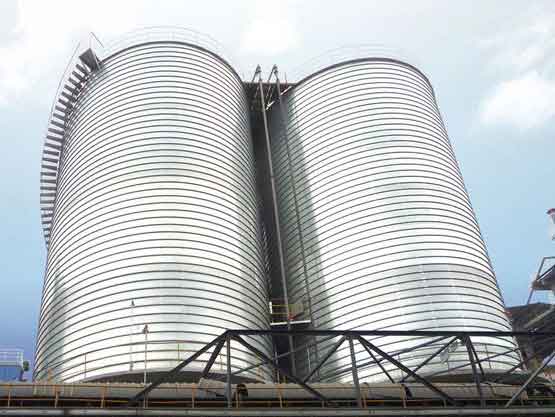 kaolin steel silo
