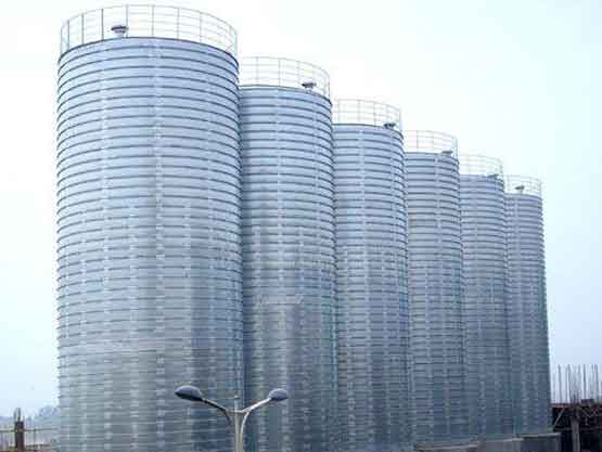 limestone storage silo