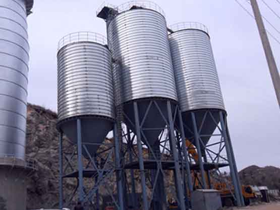 slag steel silo