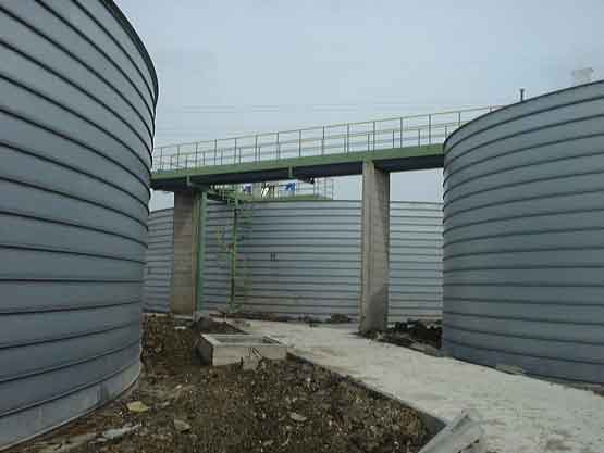 steel silo for carbon storage