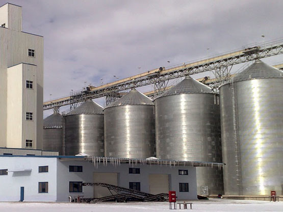 steel silo for oilseeds
