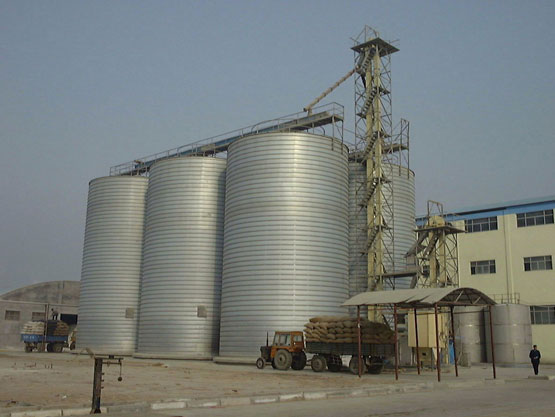 steel silo for soyabean storage