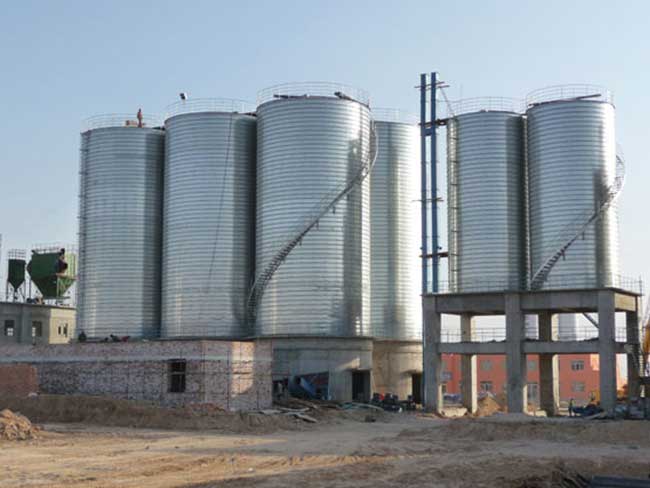 barley storage silo